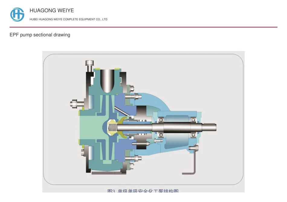 EPF pump sectional drawing